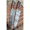 КВІТКА ексклюзивний кухонний ніж ручної роботи майстра студії XI KNIVES, Сталь N690, 60-61 HRC